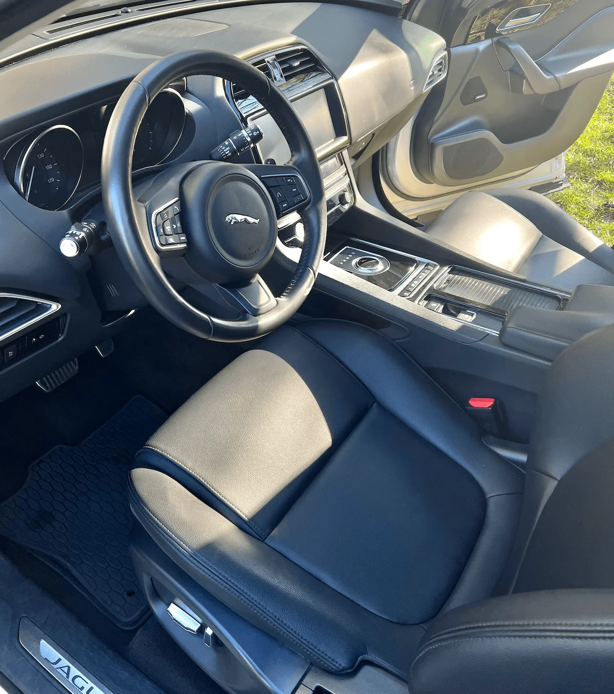 Jaguar interior detail