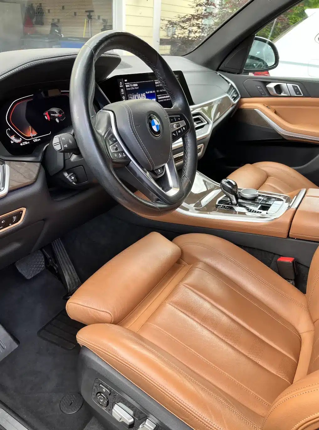 bmw x5 interior detail